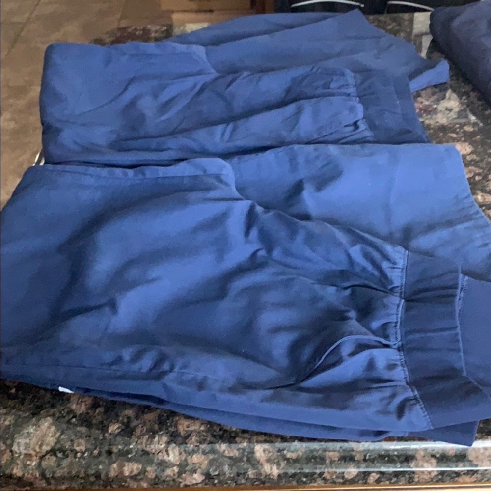 Navy blue medium Cherokee scrub pants Guc